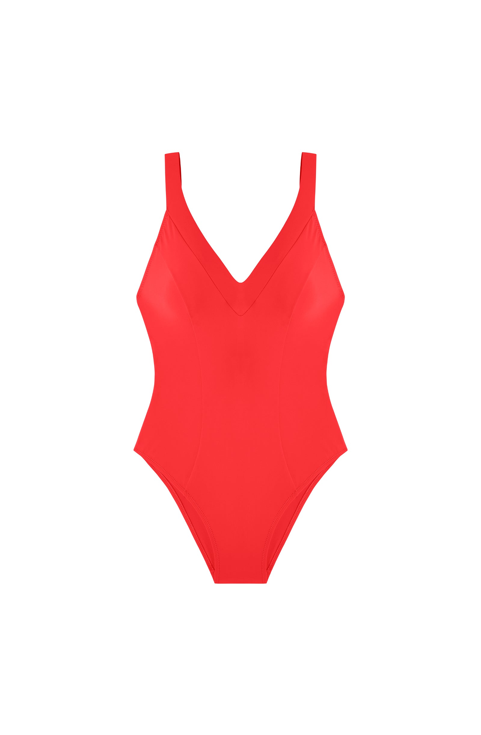 pain-de-sucre-ivy-maillot-de-bain-une-pi-ce-d-collet-v-avec-la-age-dos-groseille image 6