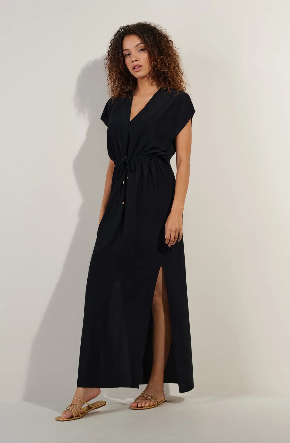 pain-de-sucre-taya-robe-tunique-longue-voile-noir image 1