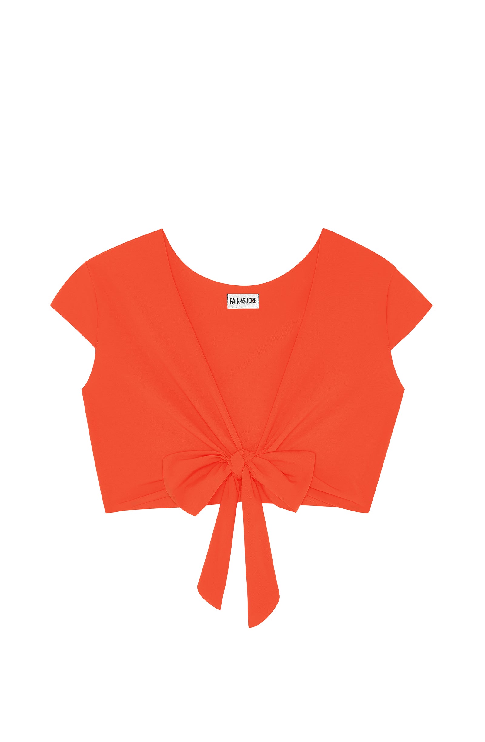 pain-de-sucre-tako-haut-de-maillot-crop-top-cache-c-ur-orange image 6