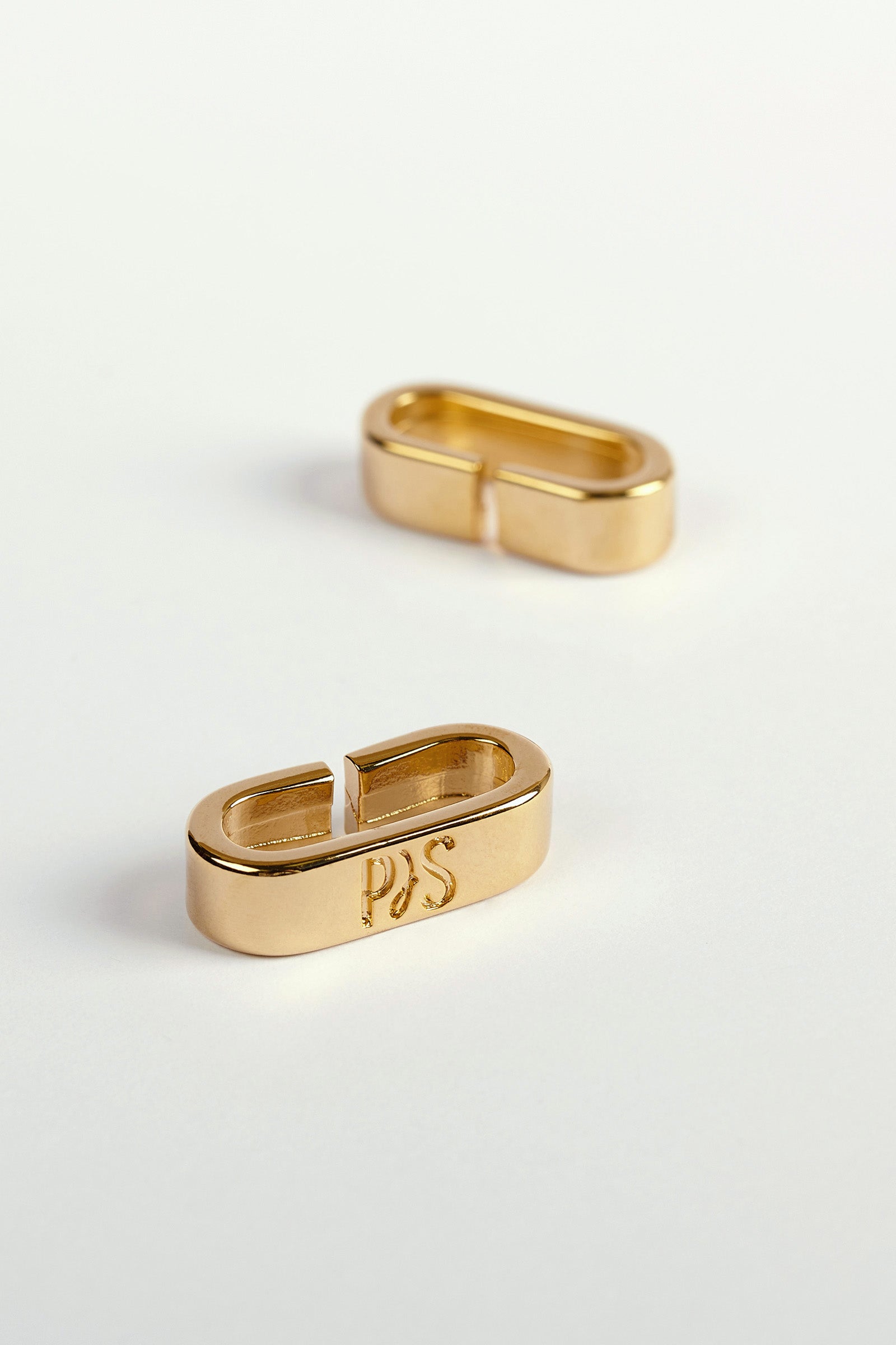 pain-de-sucre-anello-ouvert-bague-de-remplacement-laiton-or image 1