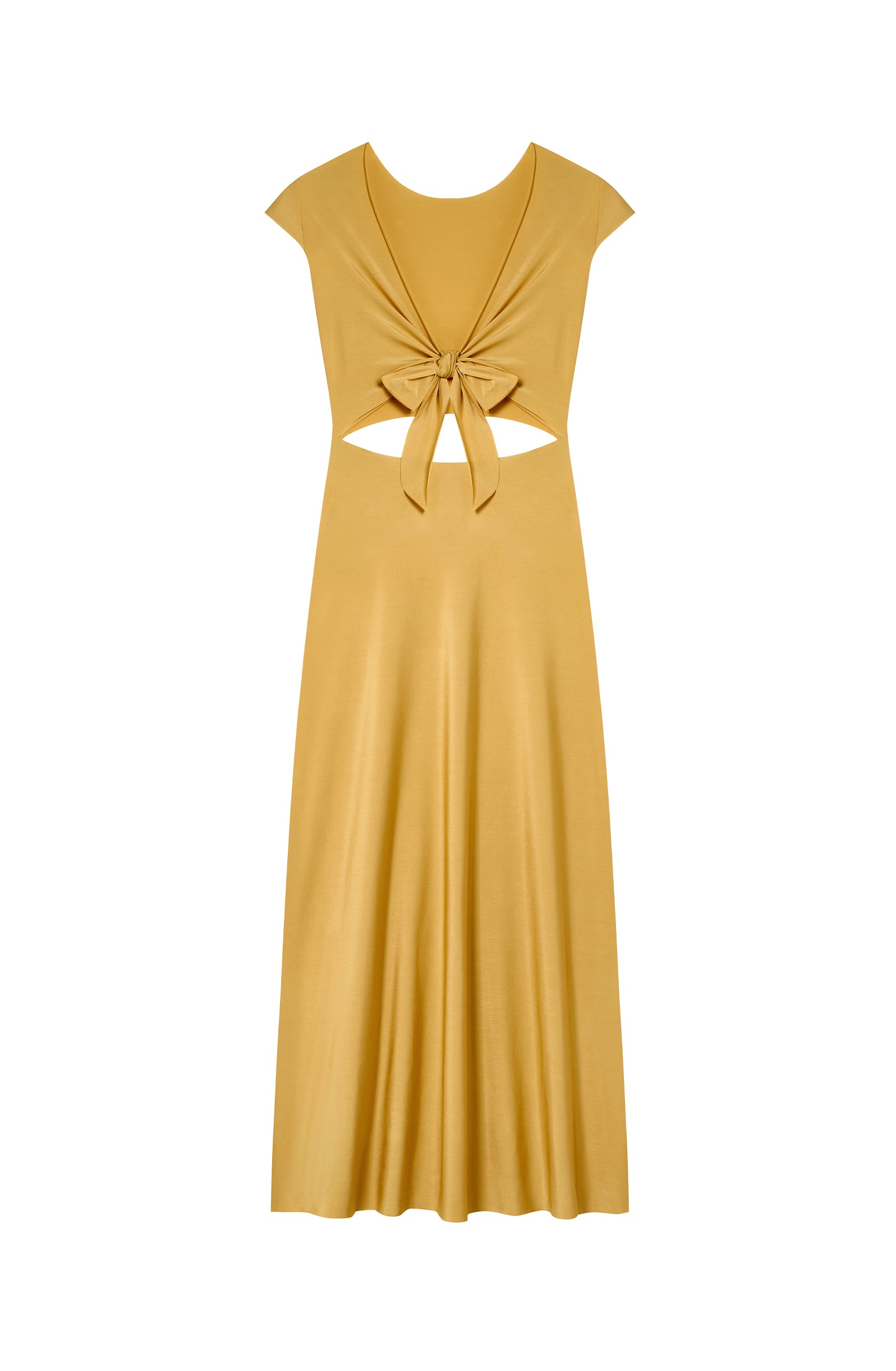 pain-de-sucre-lil-robe-longue-fluide-multipositions-manches-courtes-gold image 8