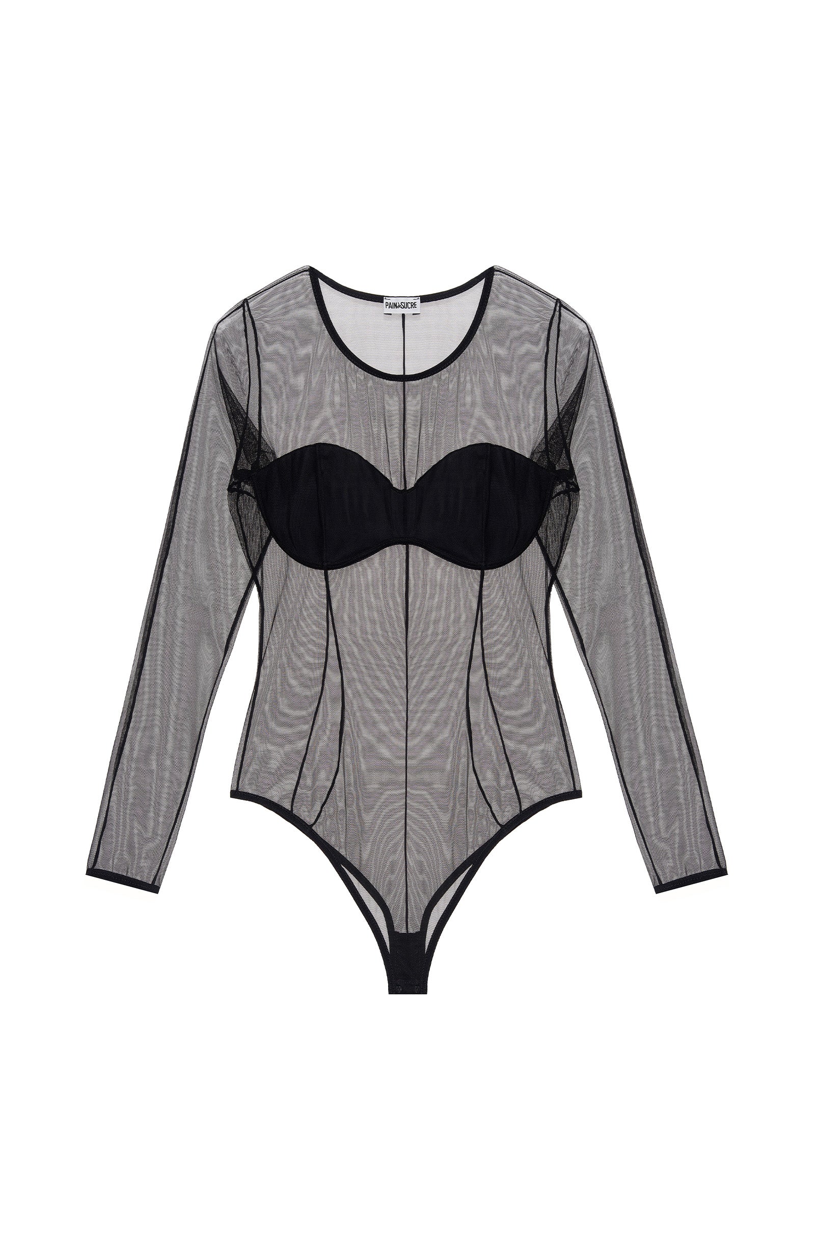 pain-de-sucre-heather-body-manches-longues-r-sille-noir image 7