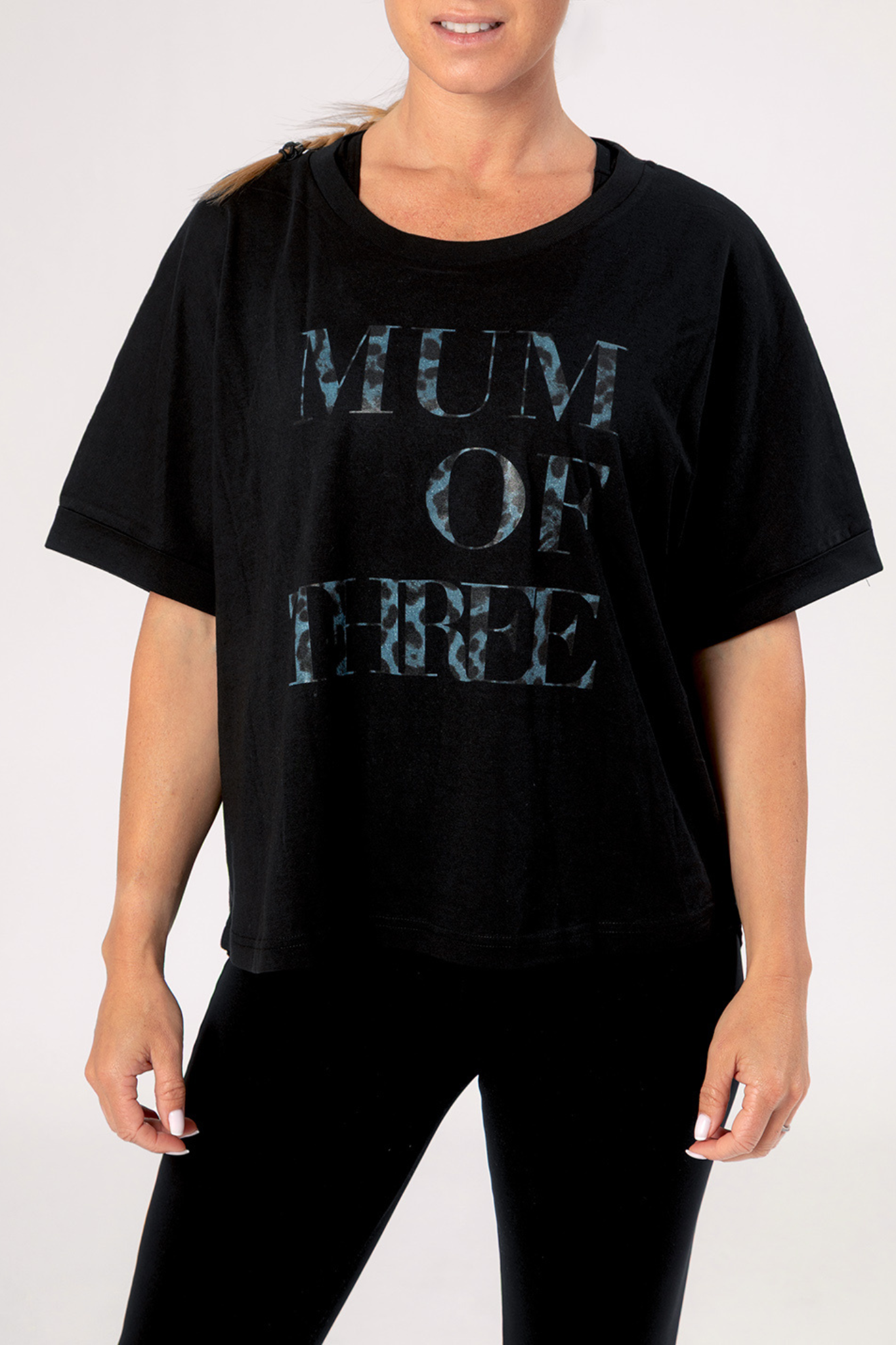 luz-collections-tee-shirt-mum-of-noir-bleu image 2