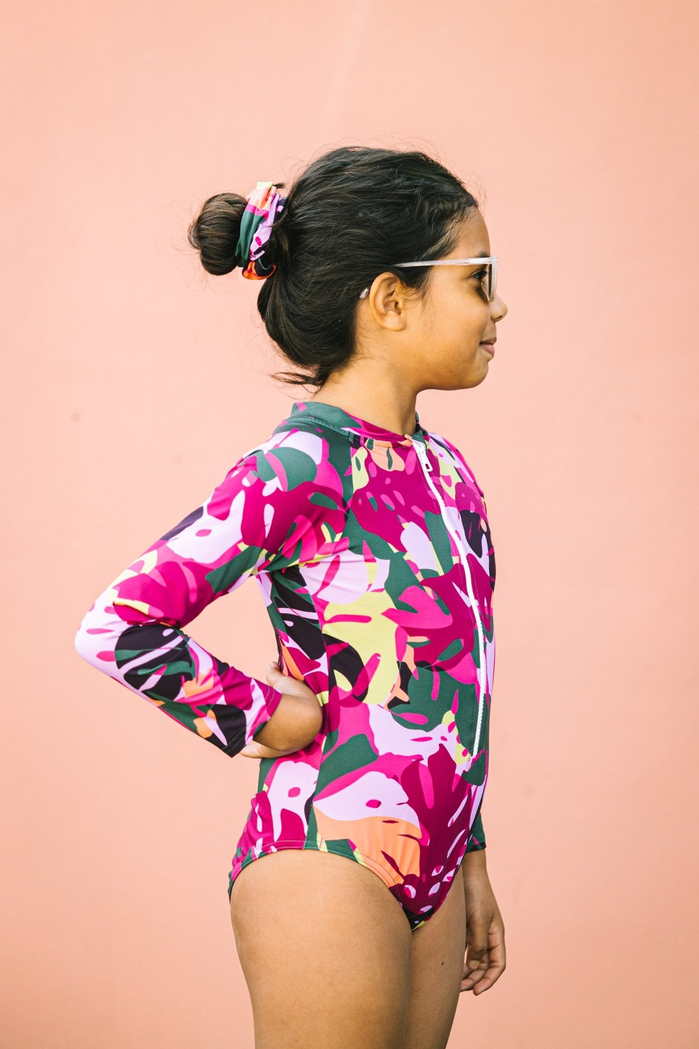les-ultraviolettes-mini-milos-maillot-anti-uv-fille-happy-jungle image 3