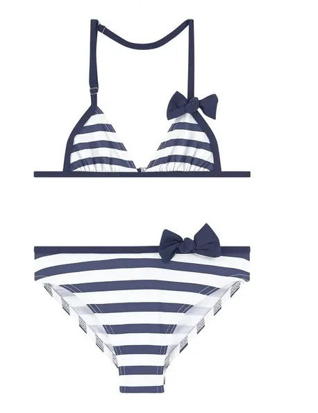 les-ultraviolettes-bonbon-maillot-de-bain-deux-pi-ces-anti-uv-fille-rayure-marin image 1