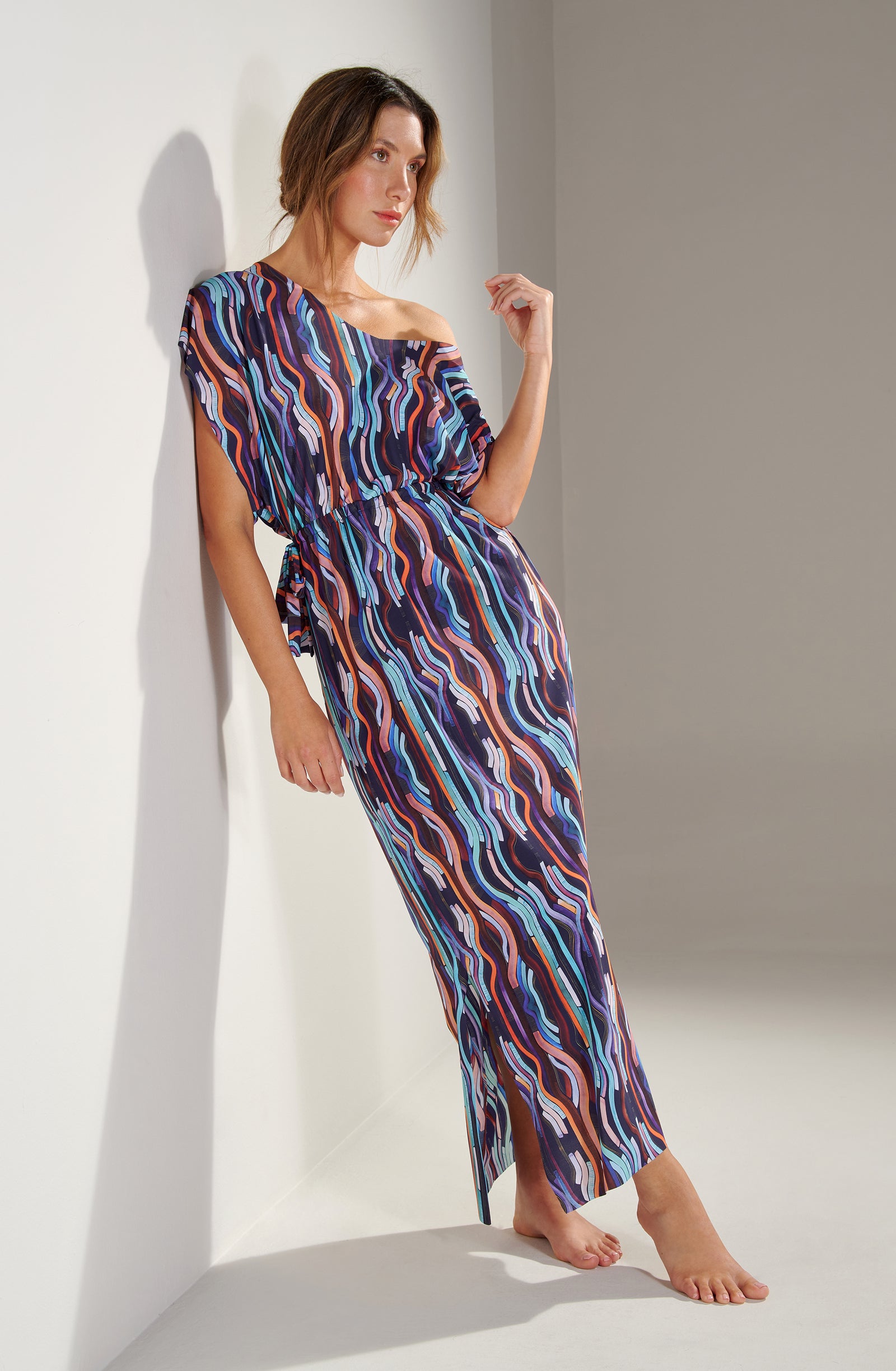 pain-de-sucre-randa-neon-robe-tunique-longue-ample-voile-fluide image 3