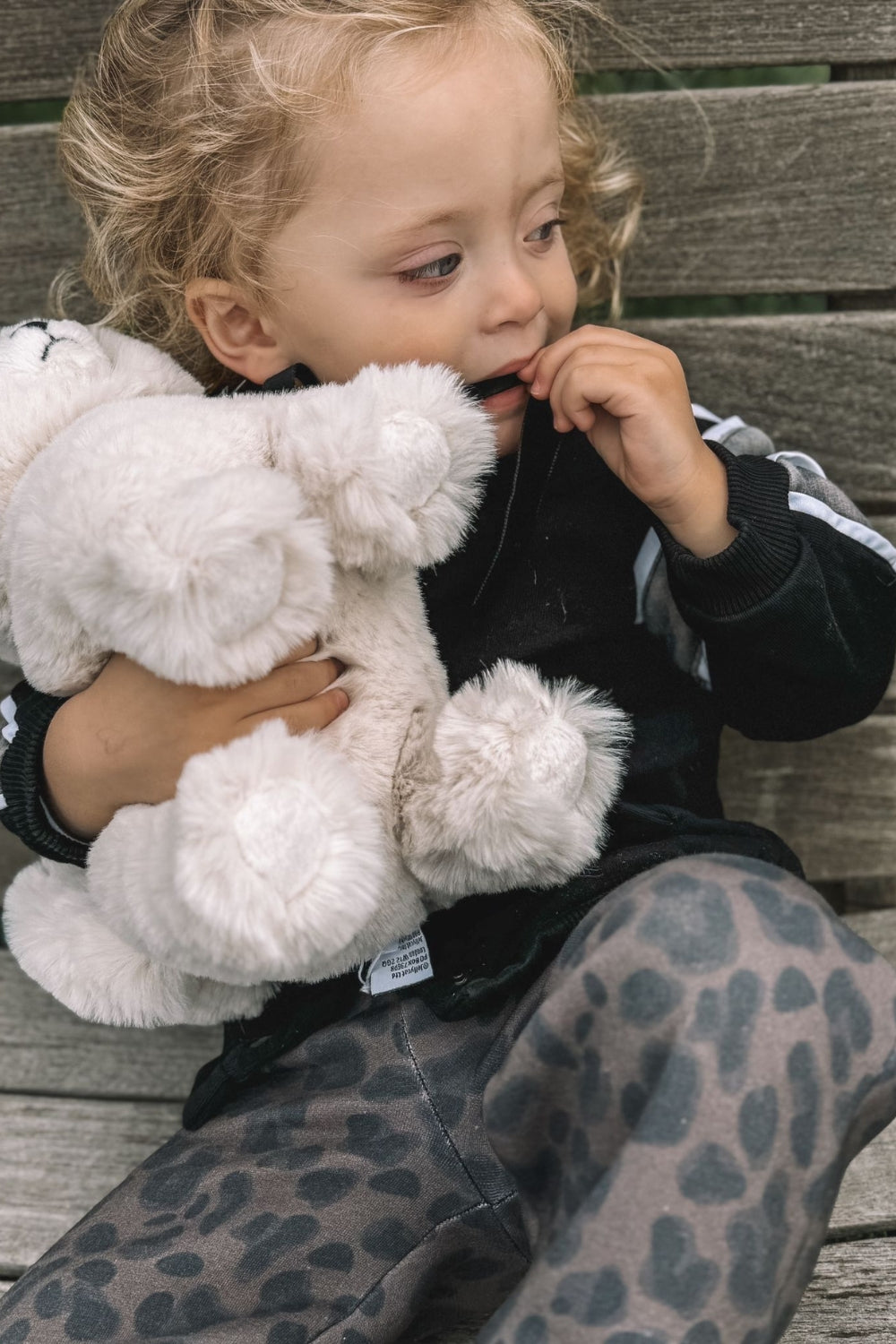 luz-collections-jogging-kelly-enfant-pantalon-de-jogging-l-opard-marron-en-coton image 3