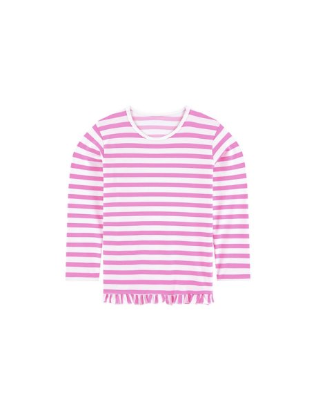 les-ultraviolettes-confetti-t-shirt-anti-uv-manches-longues-enfant-fille-rayure- image 1