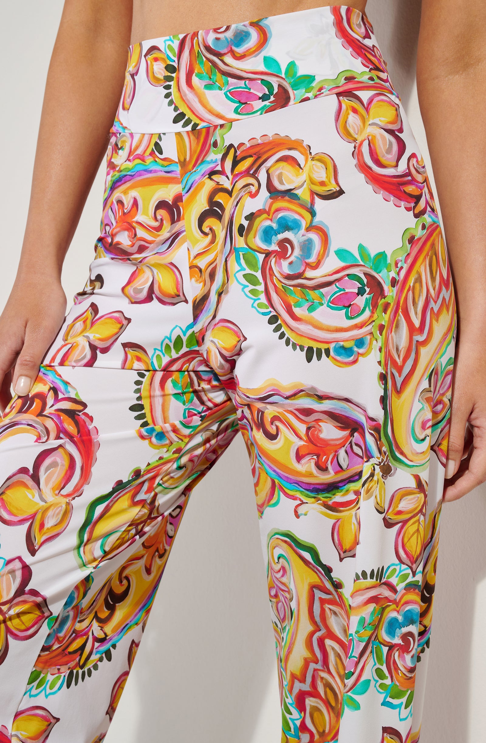 pain-de-sucre-patie-pantalon-fluide-beachwear-taille-lastiqu-e-imprim-paisley image 4