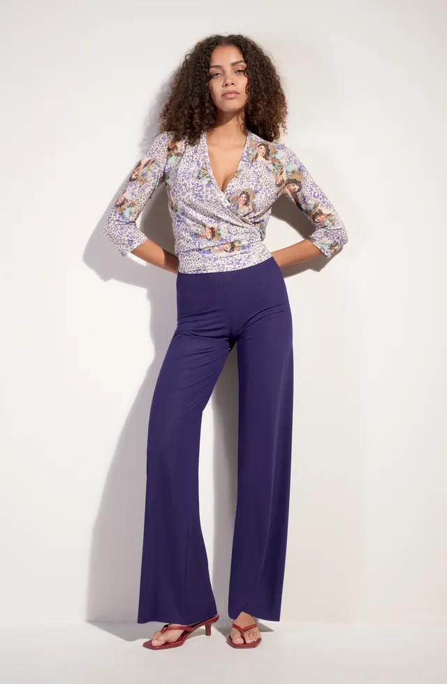 pain-de-sucre-myla-pantalon-ample-en-voile-de-lycra-taille-rabattable-purple image 1