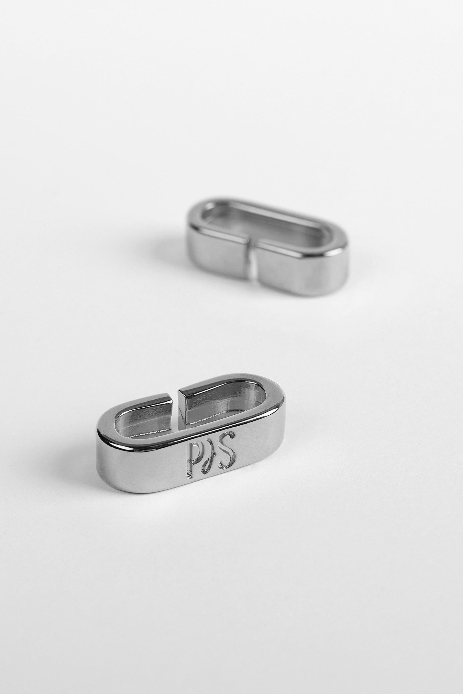 pain-de-sucre-anello-ouvert-bagues-de-remplacement-argent image 2