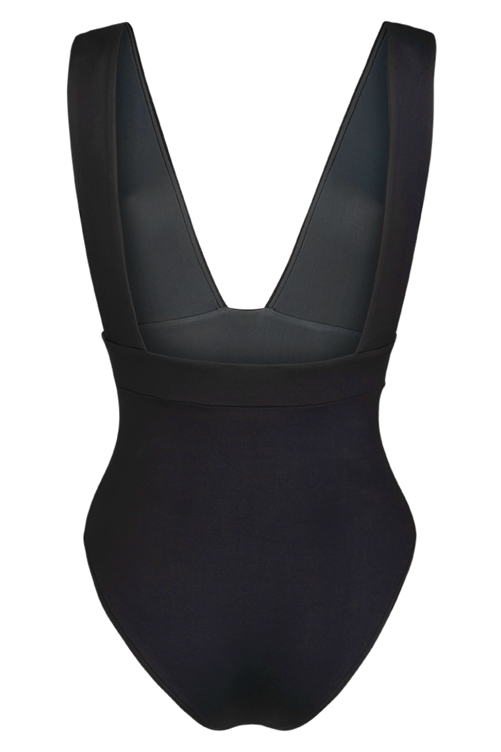 anja-paris-le-plongeant-noir-maillot-de-bain-une-pi-ce-d-collet-plongeant image 3
