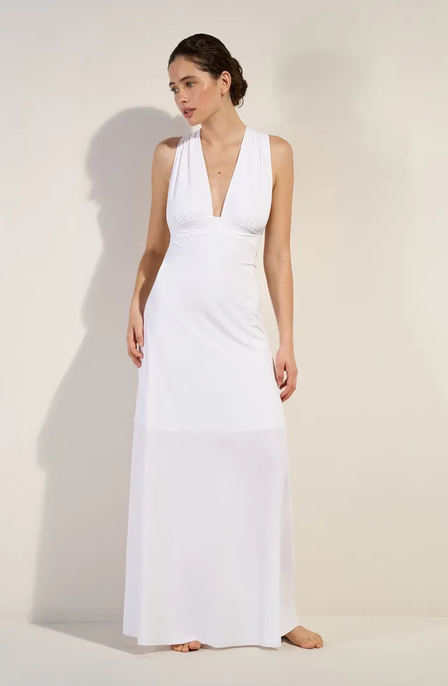 pain-de-sucre-reena-robe-longue-fluide-blanche image 1