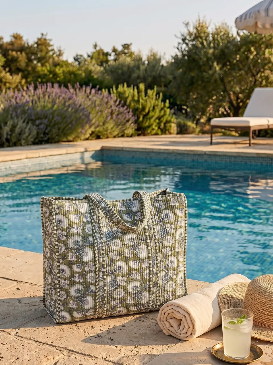 anja-paris-le-nomade-sac-de-plage-vert image 1