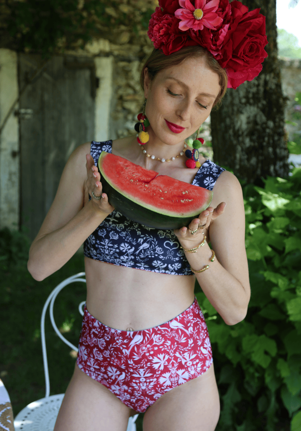luz-collections-haut-de-maillot-de-bain-bustier-r-versible-margarita-rouge-bleu image 3