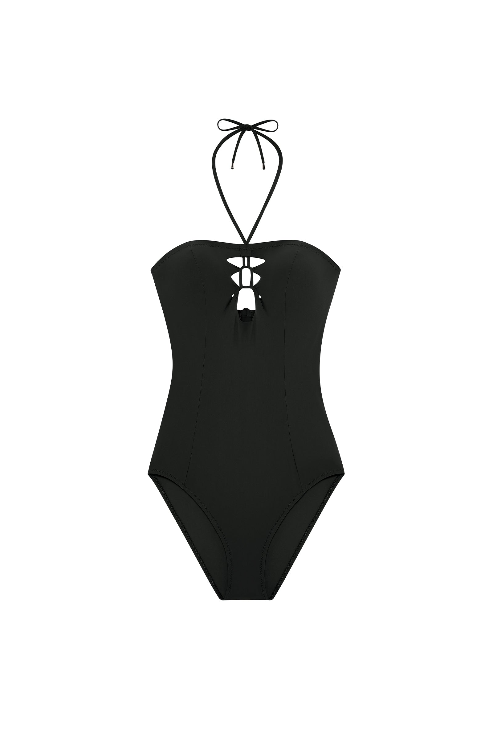 pain-de-sucre-lalia-maillot-1-pi-ce-bandeau-noir-ajour image 6