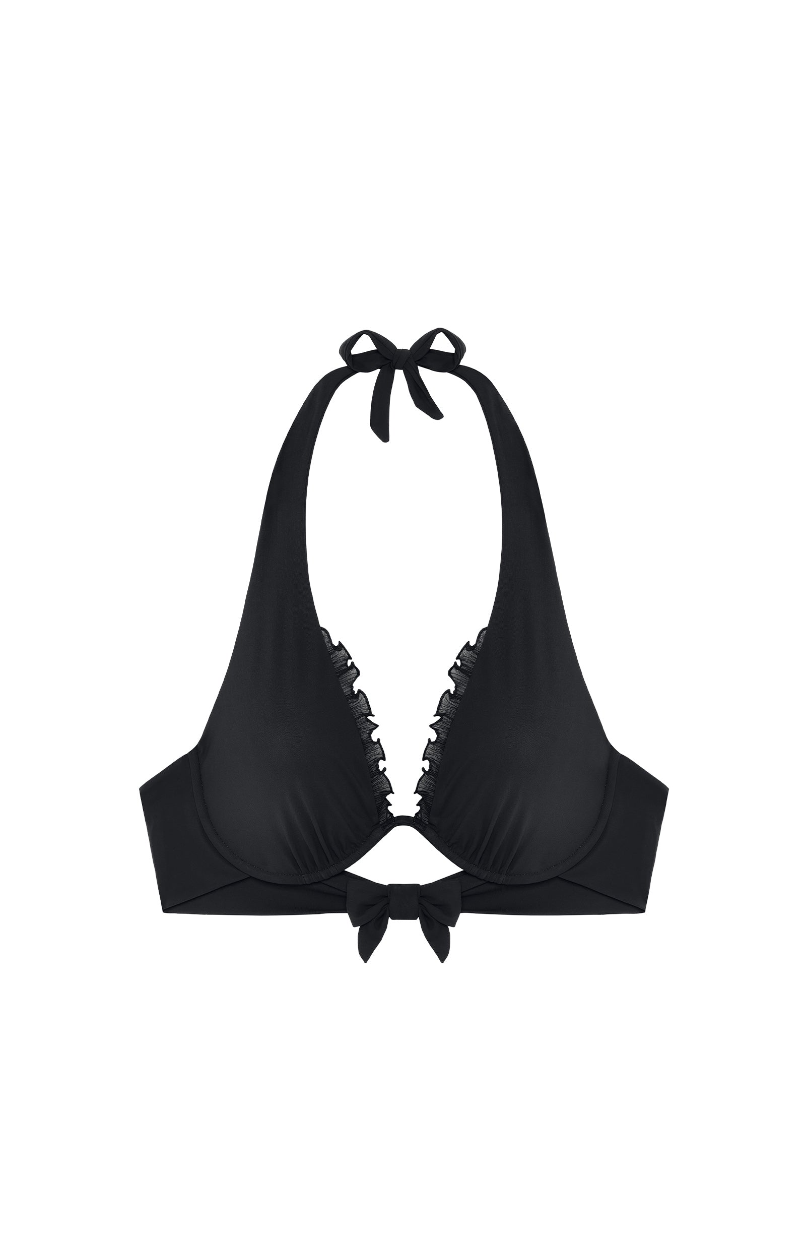 pain-de-sucre-sary-noir-haut-de-maillot-mono-armature-volants-pliss-s image 4