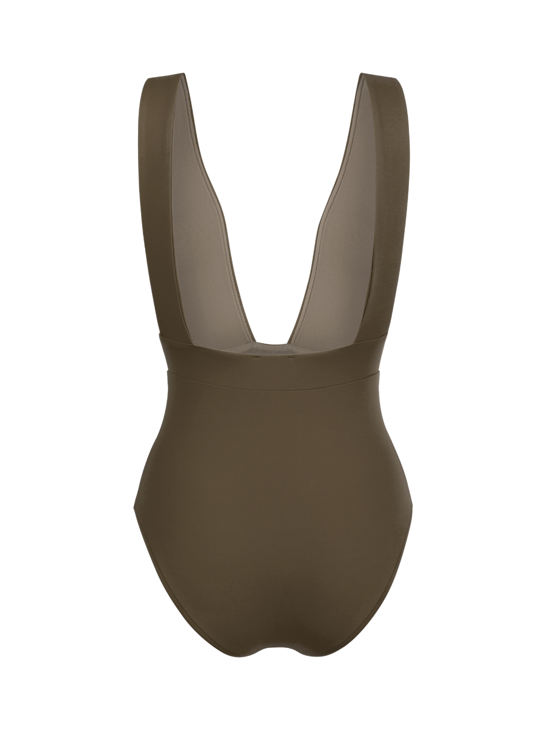 anja-paris-le-plongeant-kaki-maillot-de-bain-une-pi-ce-d-collet-plongeant image 3