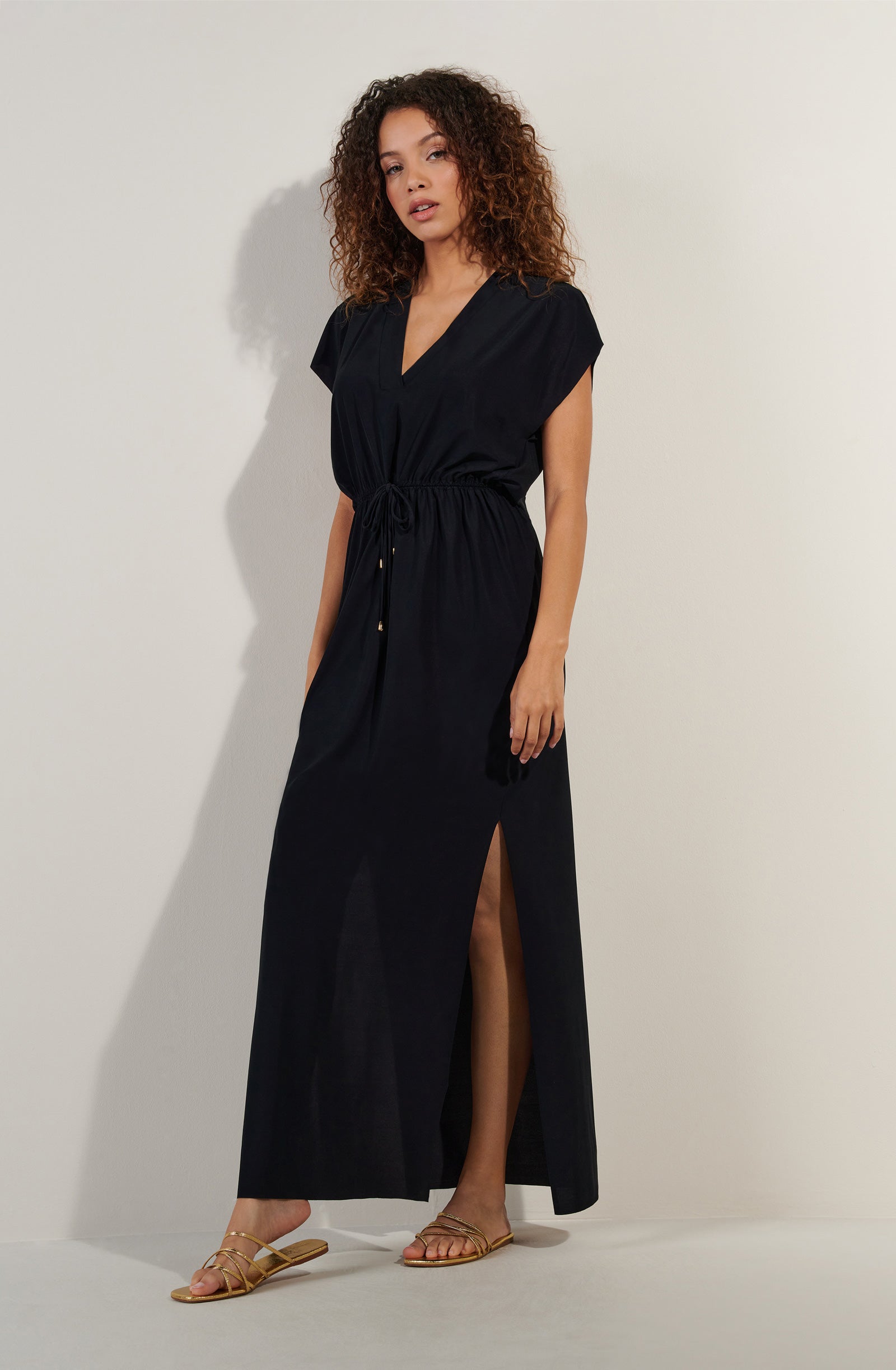 pain-de-sucre-taya-robe-tunique-longue-voile-noir image 1