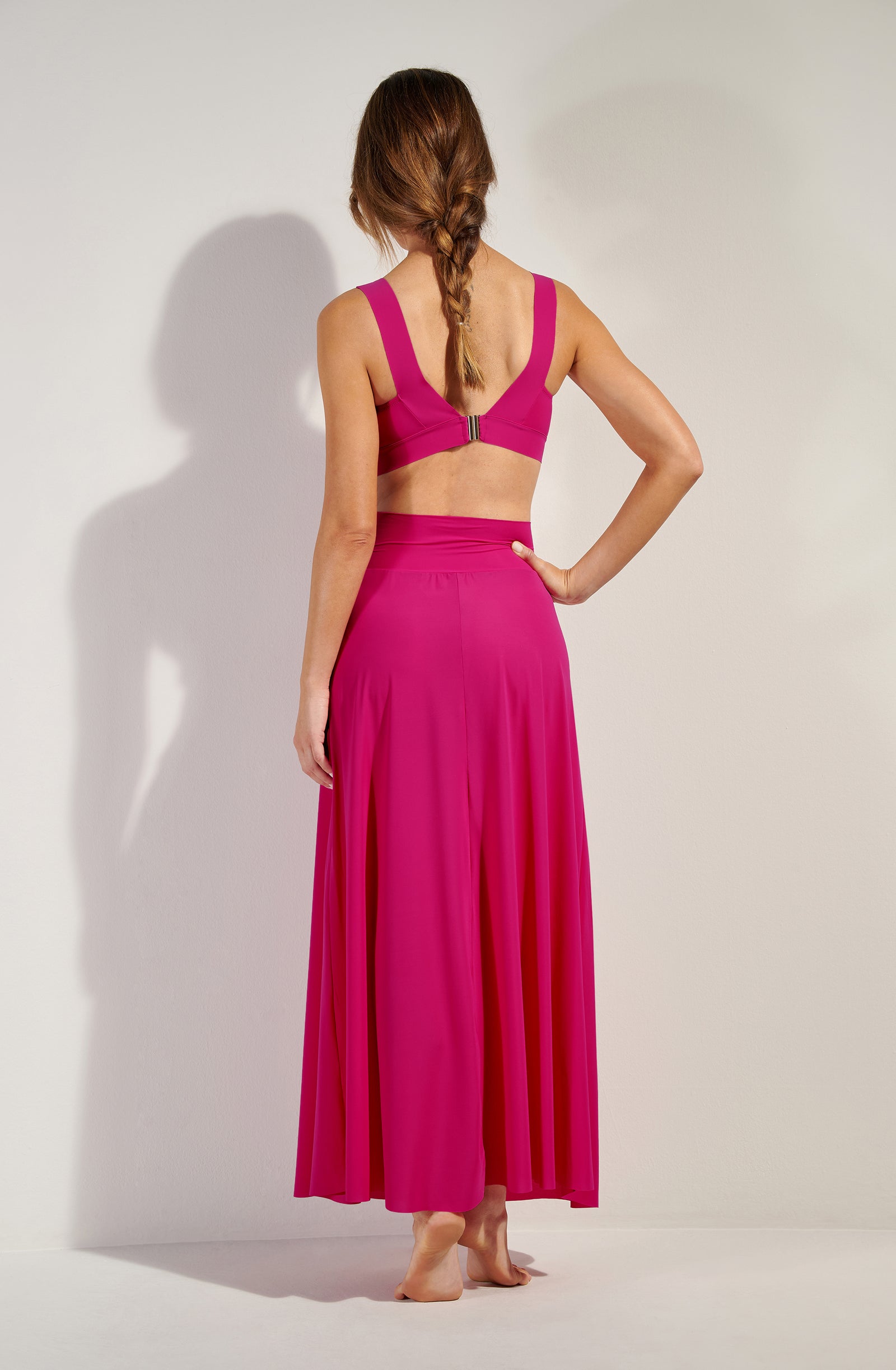 pain-de-sucre-jaya-jupe-longue-2-en-1-robe-bustier-framboise image 2