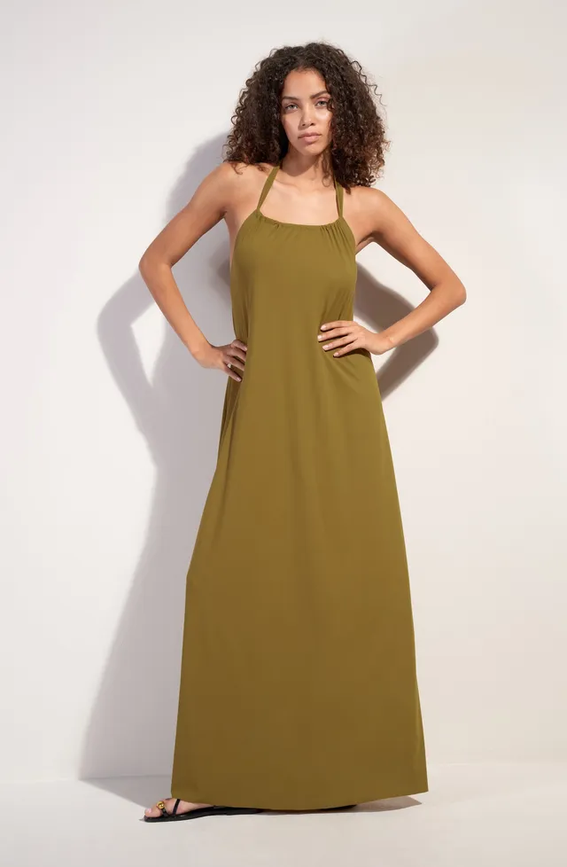 pain-de-sucre-licie-robe-longue-dos-nu-en-voile-extensible-bronze image 1