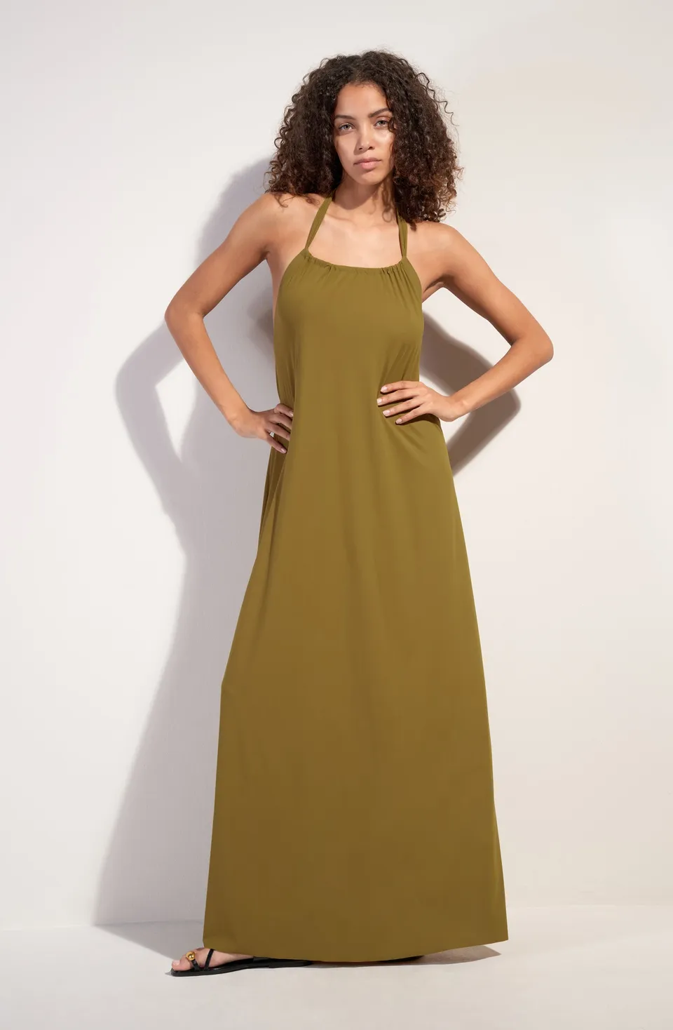 pain-de-sucre-licie-robe-longue-dos-nu-en-voile-extensible-bronze image 1