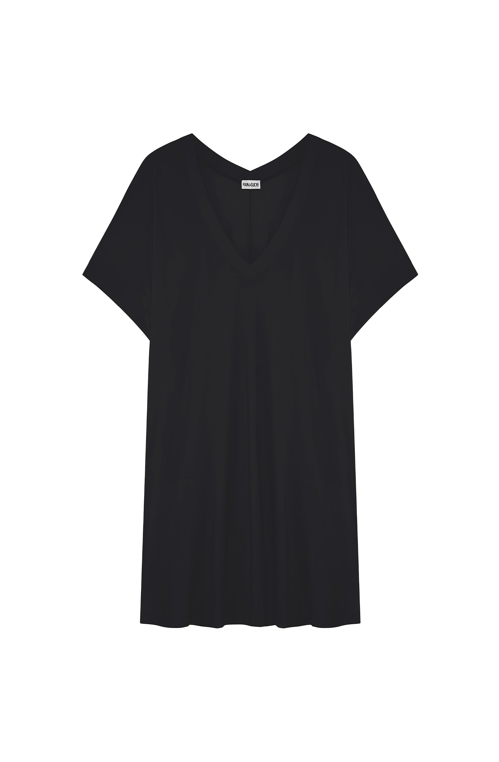 pain-de-sucre-pretty-tunique-ample-en-voile-lycra-noir image 5