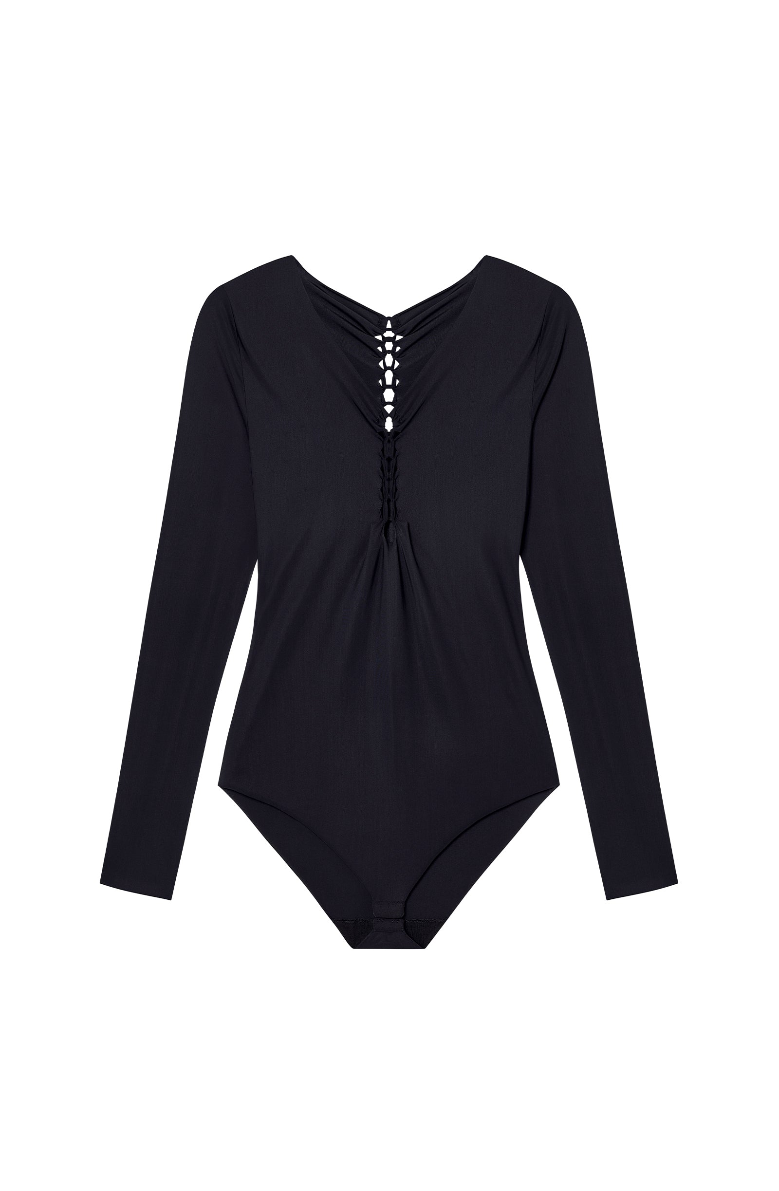 pain-de-sucre-belen-body-manches-longues-effet-crochet-noir image 7