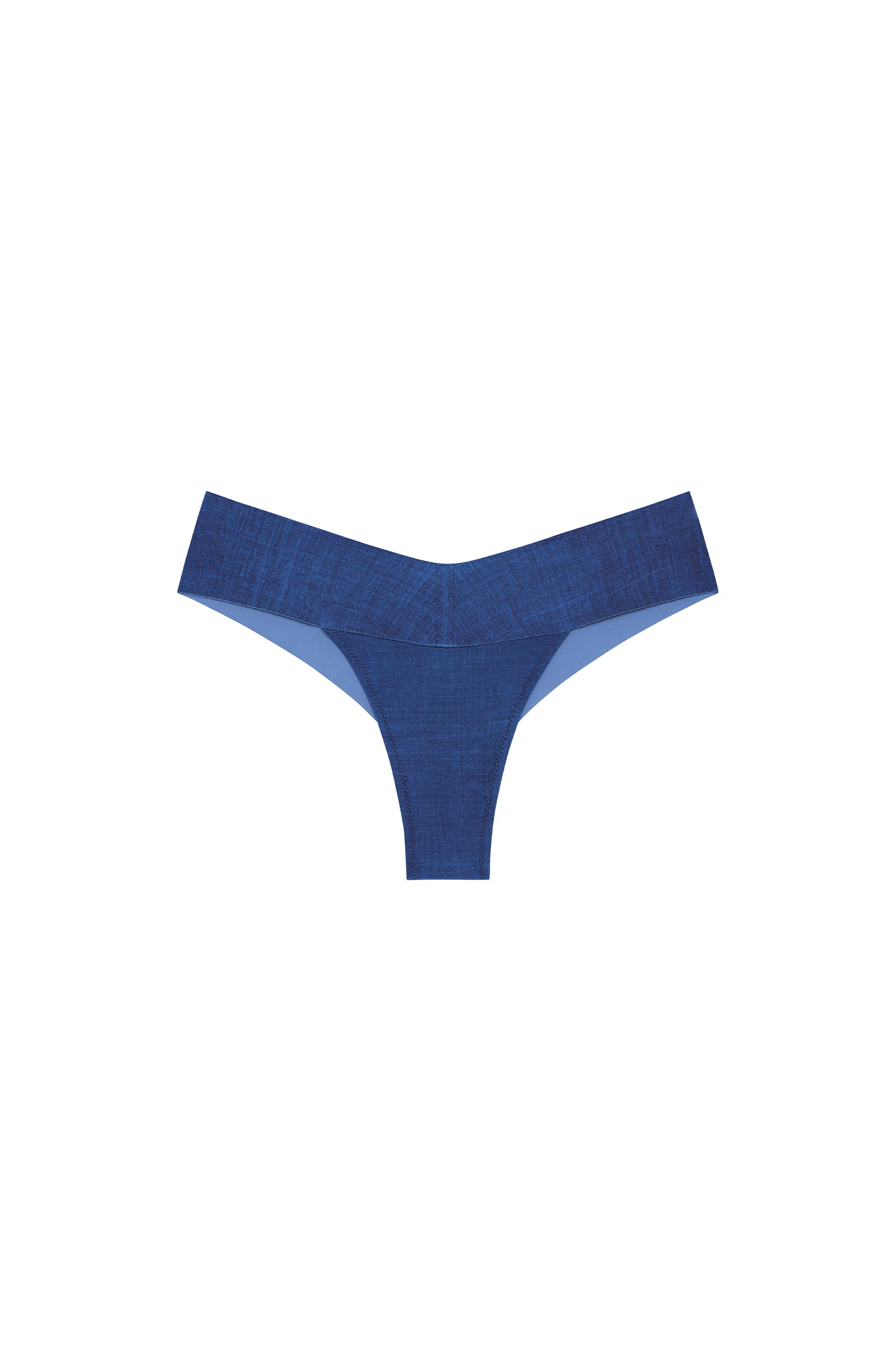 pain-de-sucre-coura-bas-de-maillot-tanga-en-bonded-jean image 4