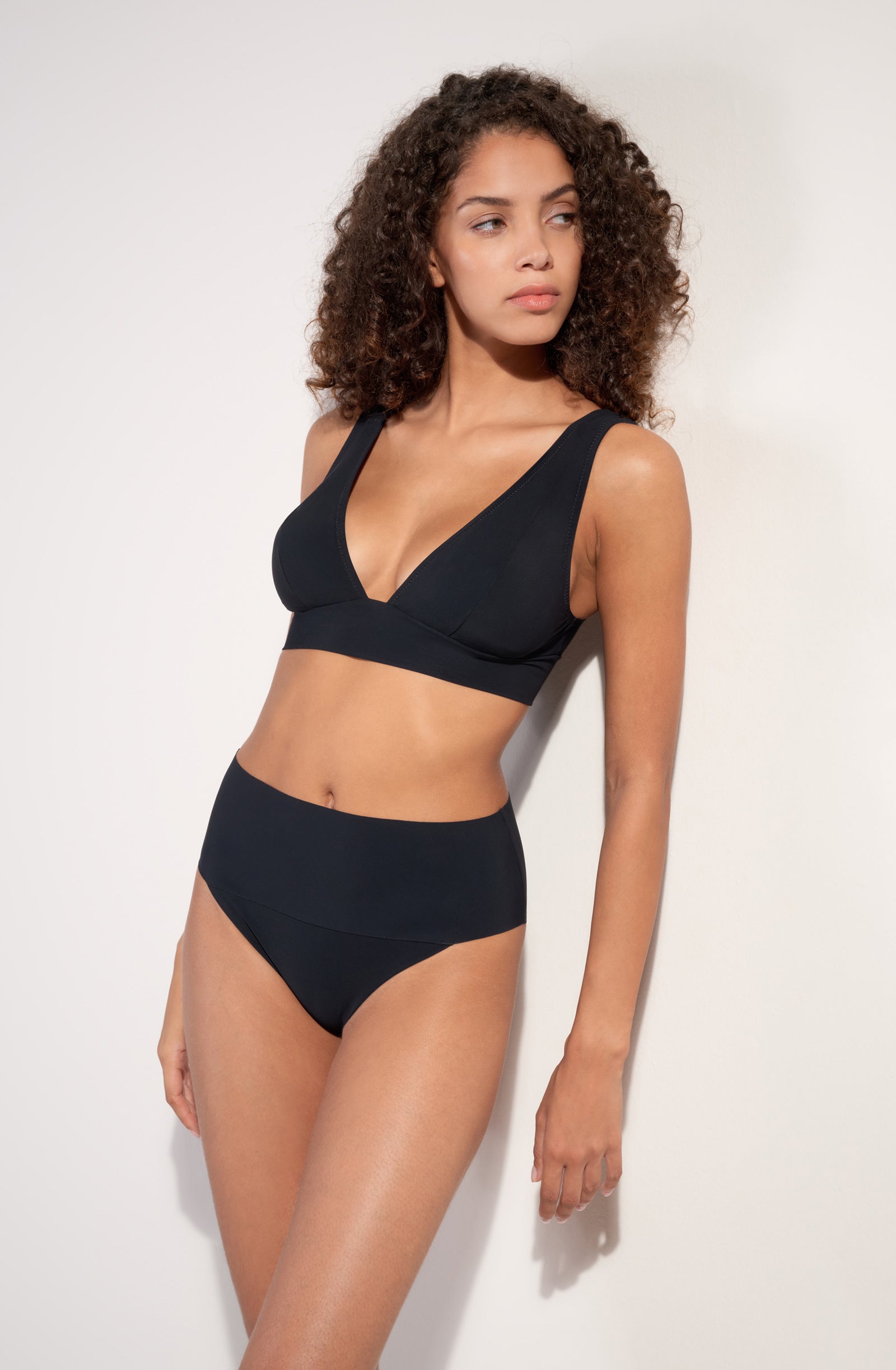 pain-de-sucre-angie-bas-de-maillot-taille-haute-rabattable-enti-rement-doubl-noi image 6