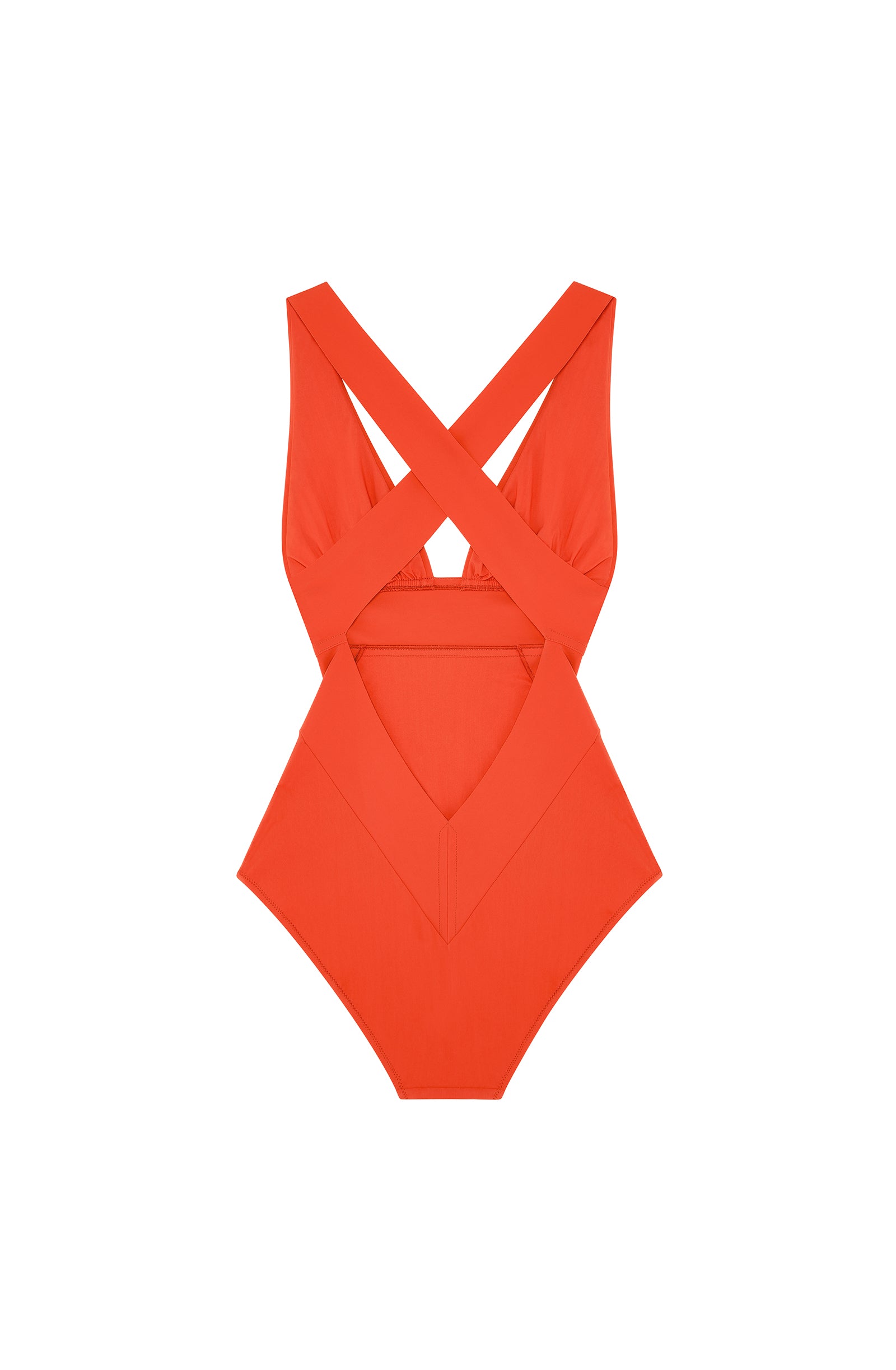 pain-de-sucre-capri-maillot-une-pi-ce-nageur-bonnets-fronc-s-orange image 4