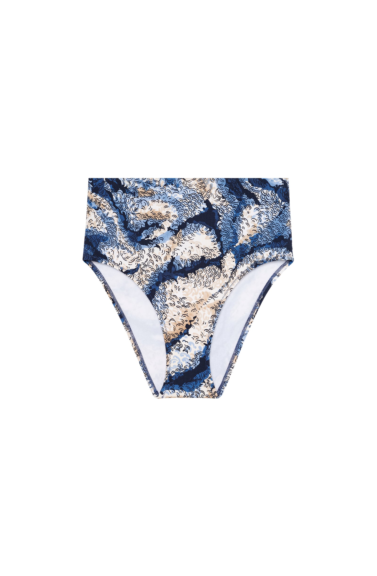 pain-de-sucre-tobago-bas-de-maillot-culotte-montante-taille-haute-imprim-wave-bl image 6