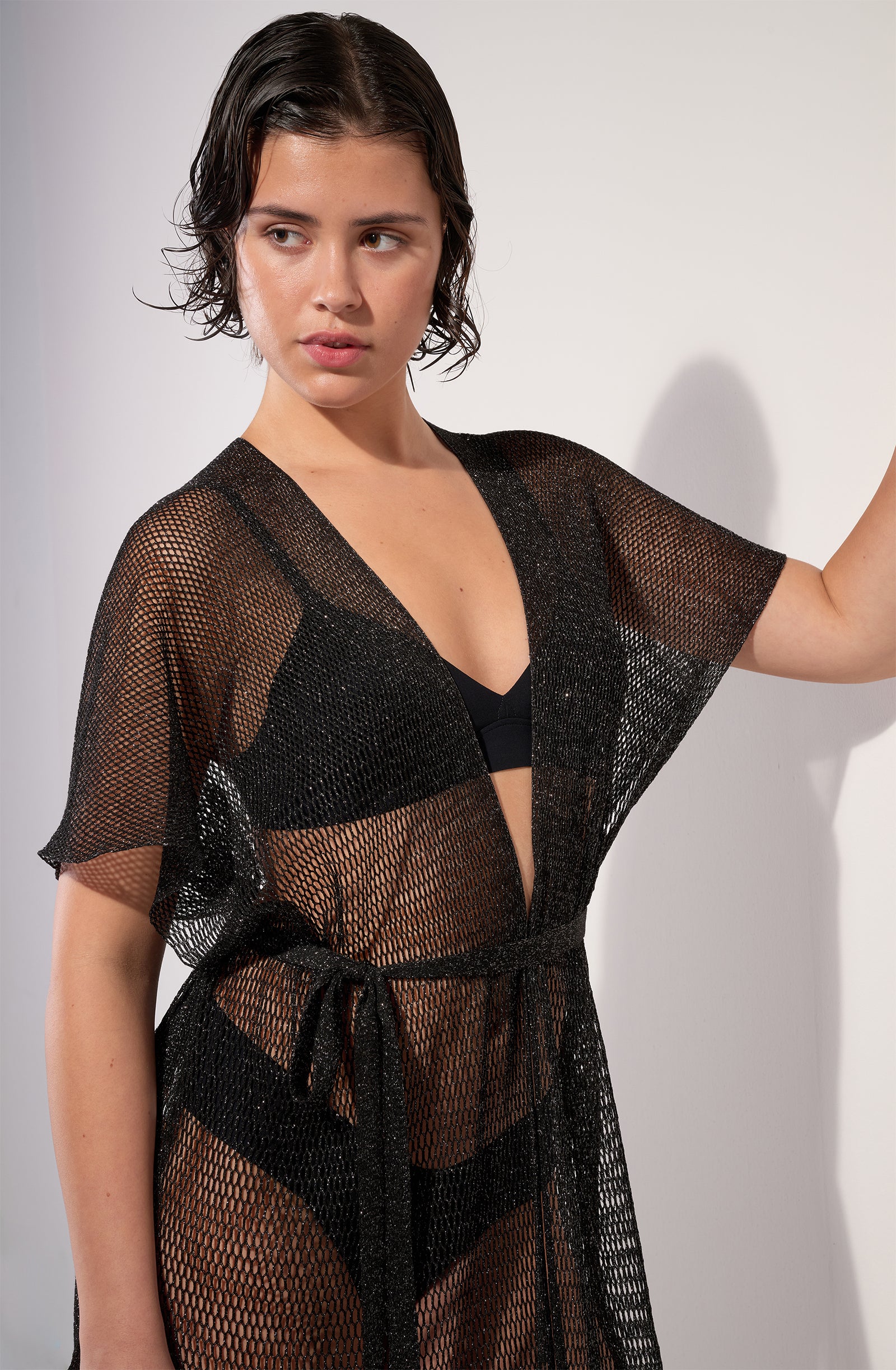 pain-de-sucre-vita-veste-kimono-franges-noir image 5