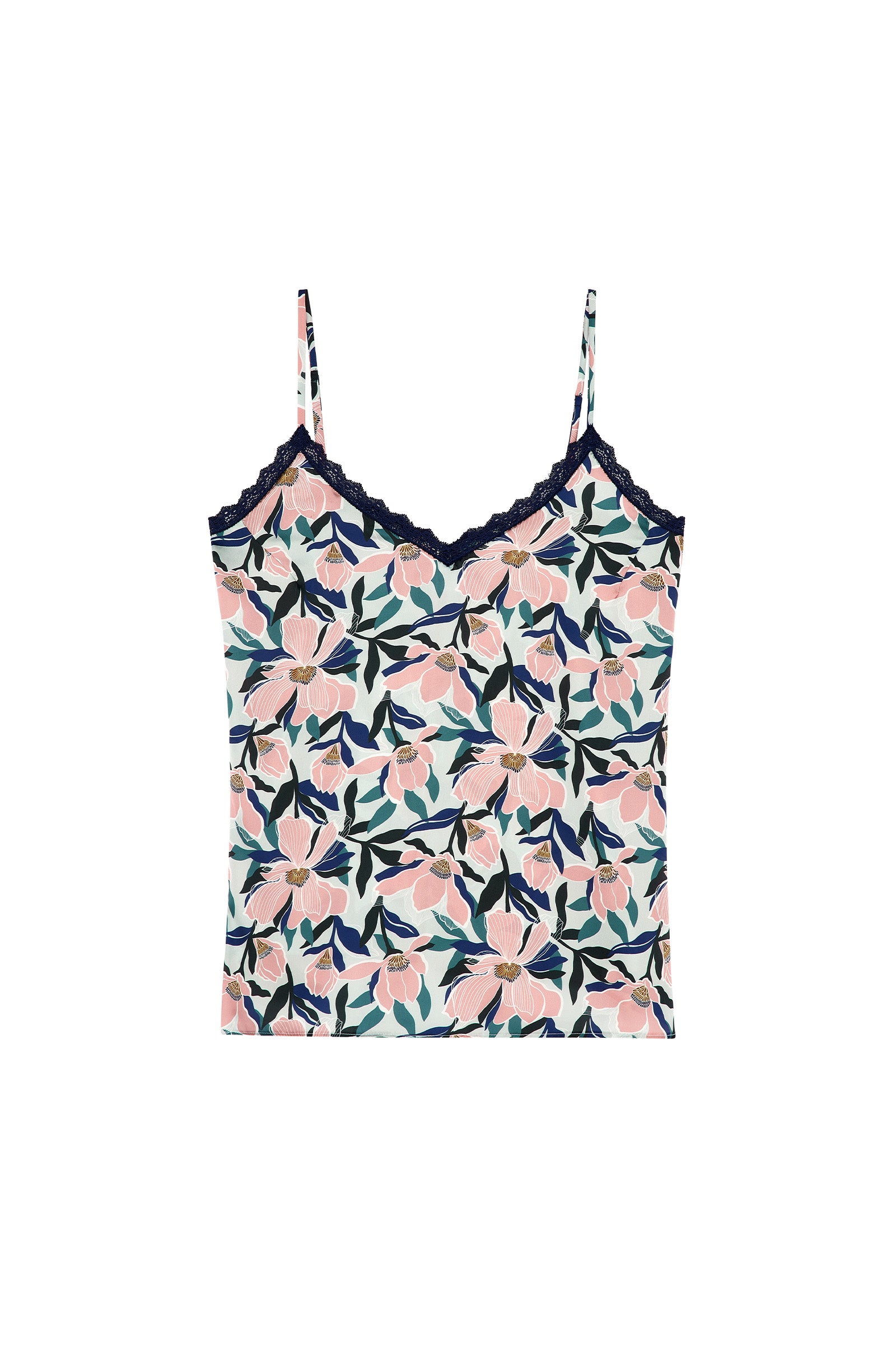 pain-de-sucre-elfy-caraco-imprim-fleuri-magnolia-en-satin-dentelle-bleu image 5