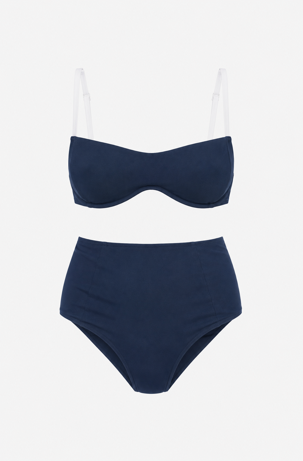 luz-collections-oc-ane-haut-de-maillot-bandeau-bicolore-bleu-marine-armature-mai image 2
