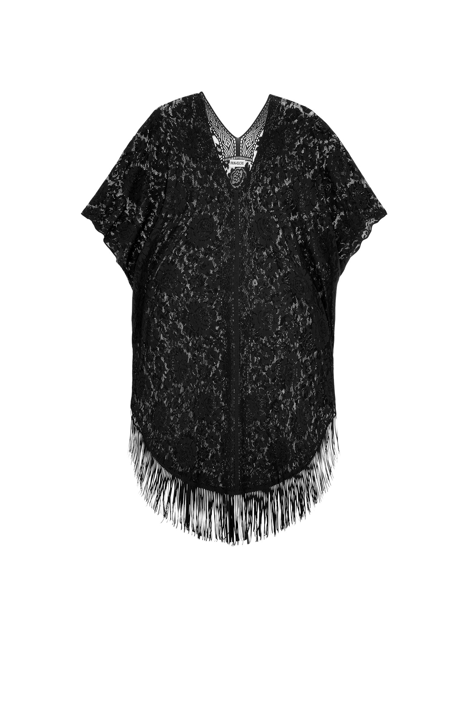 pain-de-sucre-jesse-tunique-poncho-dentelle-noir image 5