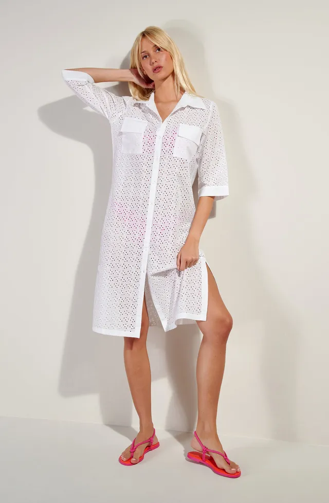 pain-de-sucre-capu-robe-chemise-broderie-anglaise-blanc image 1