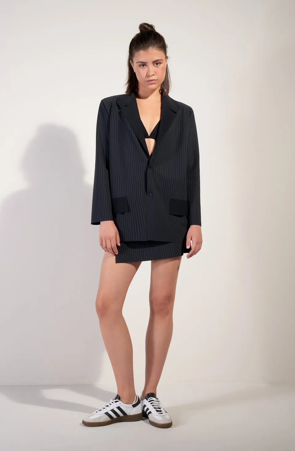 pain-de-sucre-blake-blazer-oversize-noir-ray image 1