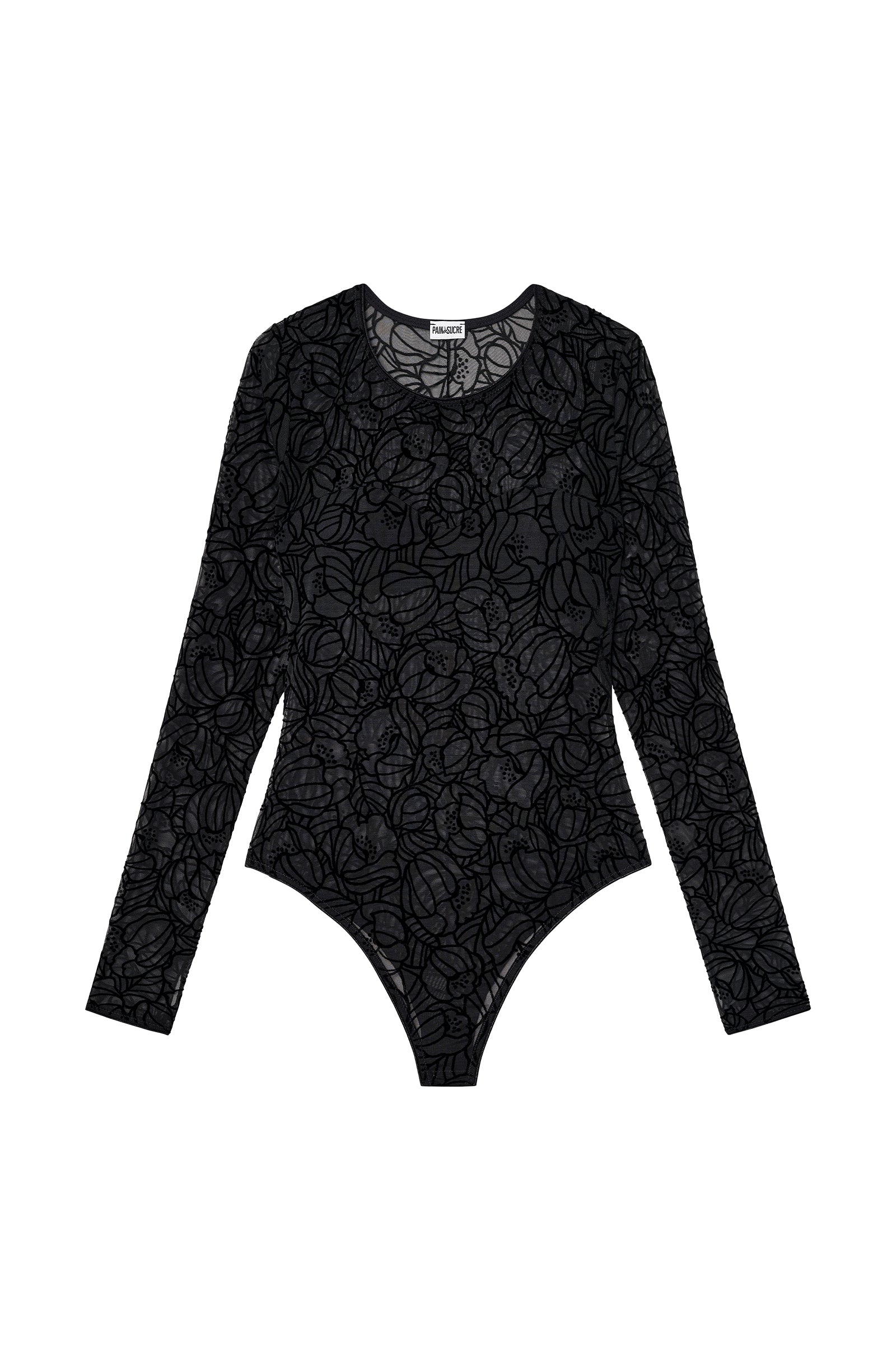 pain-de-sucre-moana-body-tulle-transparent-noir image 7
