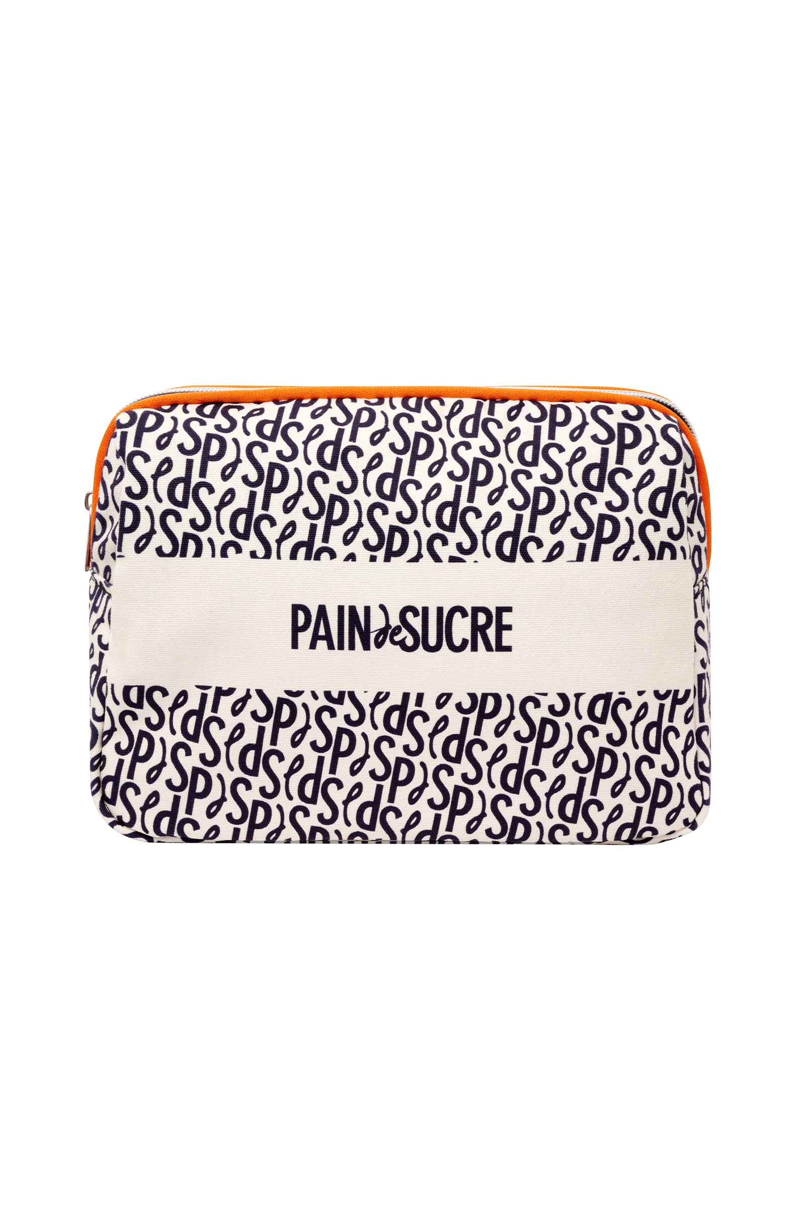 pain-de-sucre-trousse-signature-pochette-imprim-signature-en-coton-18-x-13-5-x-7 image 4