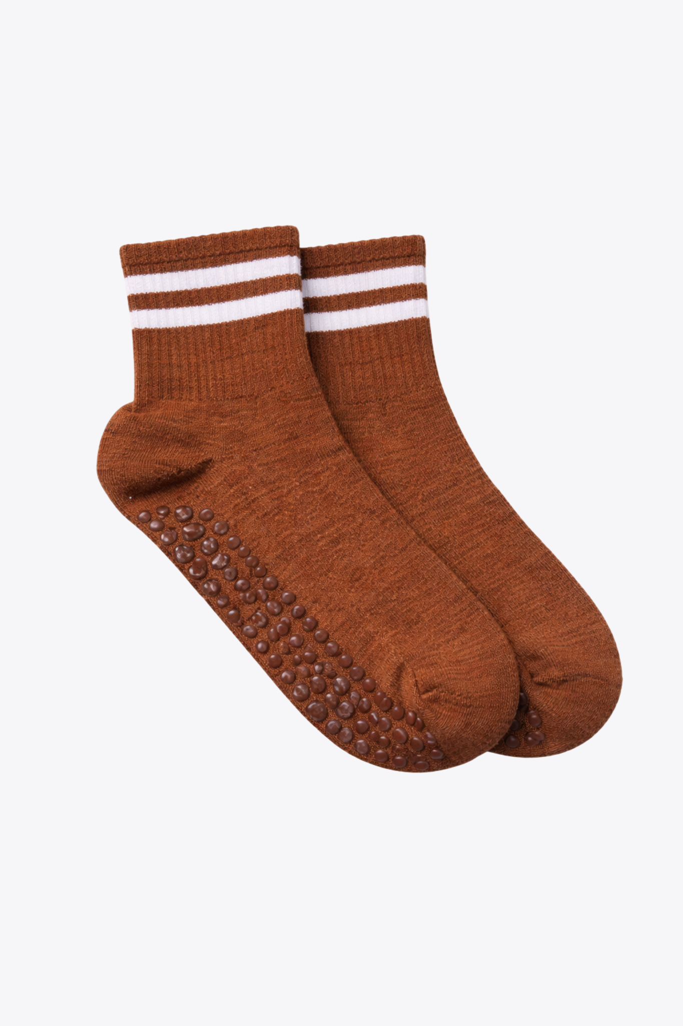 luz-collections-chaussettes-terracottas-hautes-anti-d-rapantes-ray-es image 1