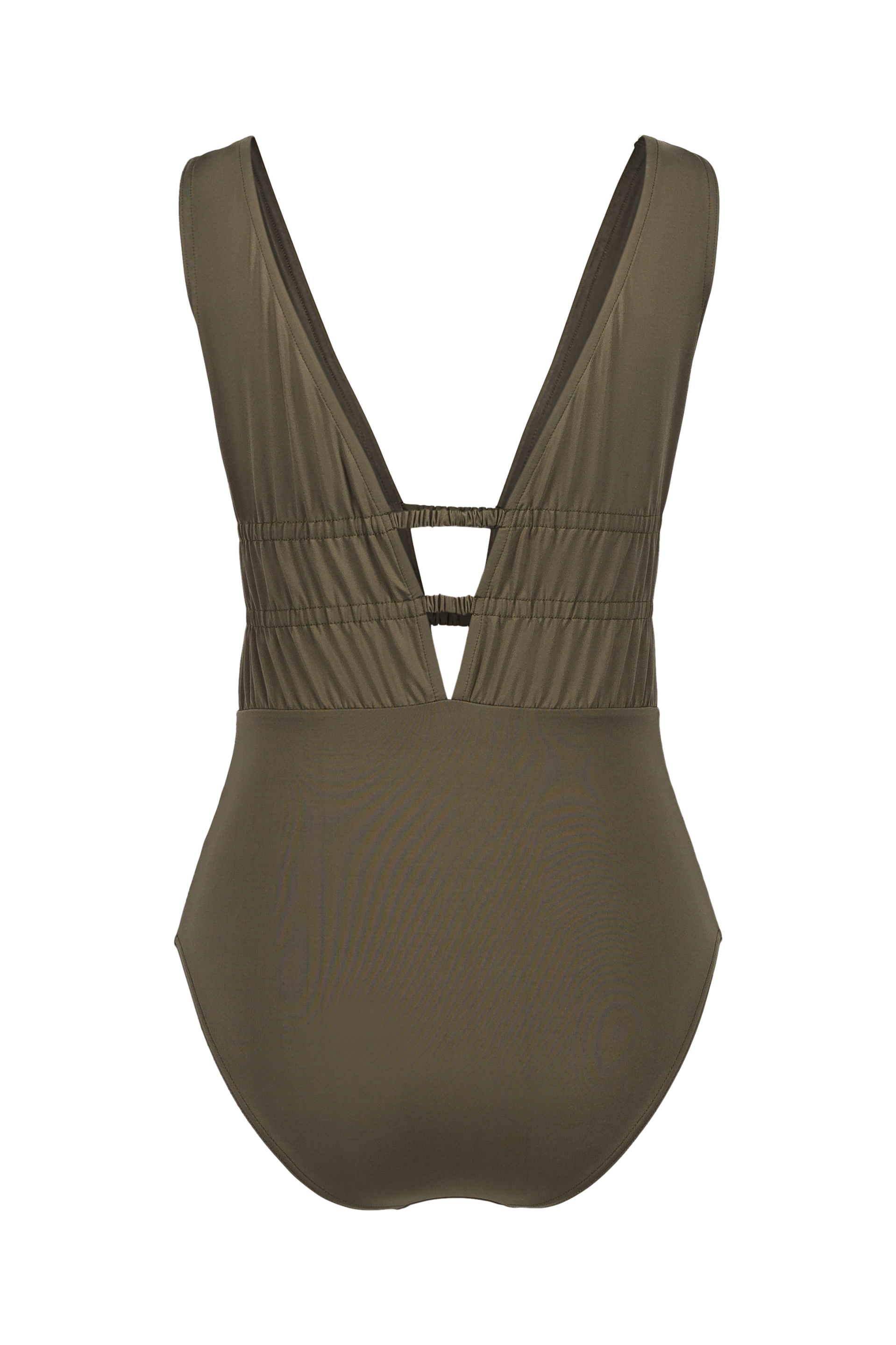 anja-paris-le-captivant-kaki-maillot-de-bain-une-pi-ce-d-collet-maxi-plongeant-f image 3