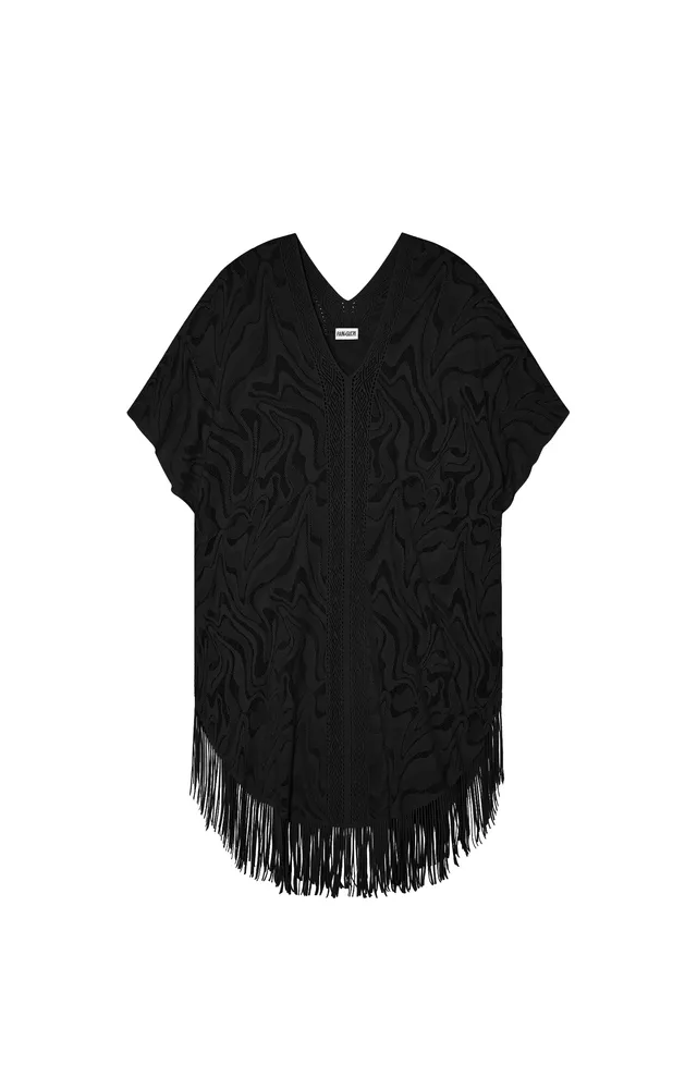 pain-de-sucre-pery-poncho-tuniques-plage-dentelle-noir image 1