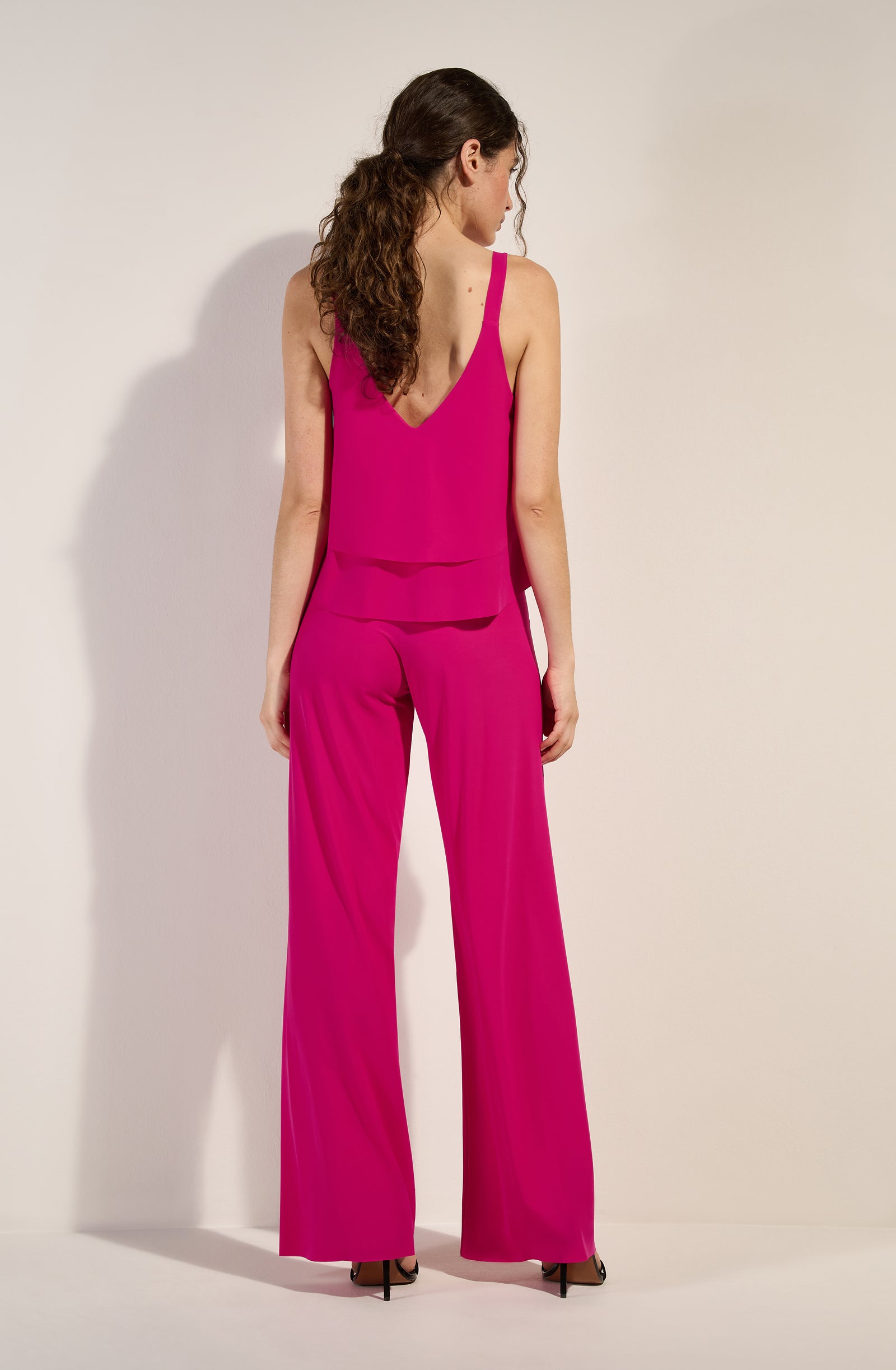 pain-de-sucre-tea-top-ample-volant-beachwear-framboise image 2