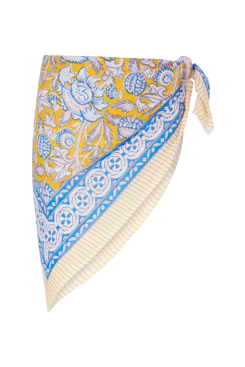 anja-paris-le-par-o-imprim-fleur-jaune-pareo-de-plage-180-x-115-cm image 1
