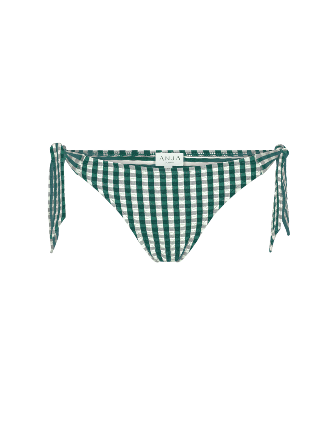 anja-paris-la-magnifique-culotte-basse-n-uds-vichy-vert image 2