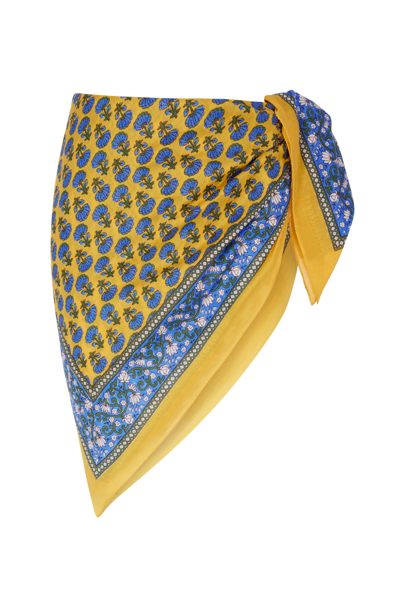 anja-paris-le-par-o-imprim-fleurs-bleu-jaune-par-o-de-plage-180-x-115-cm image 1