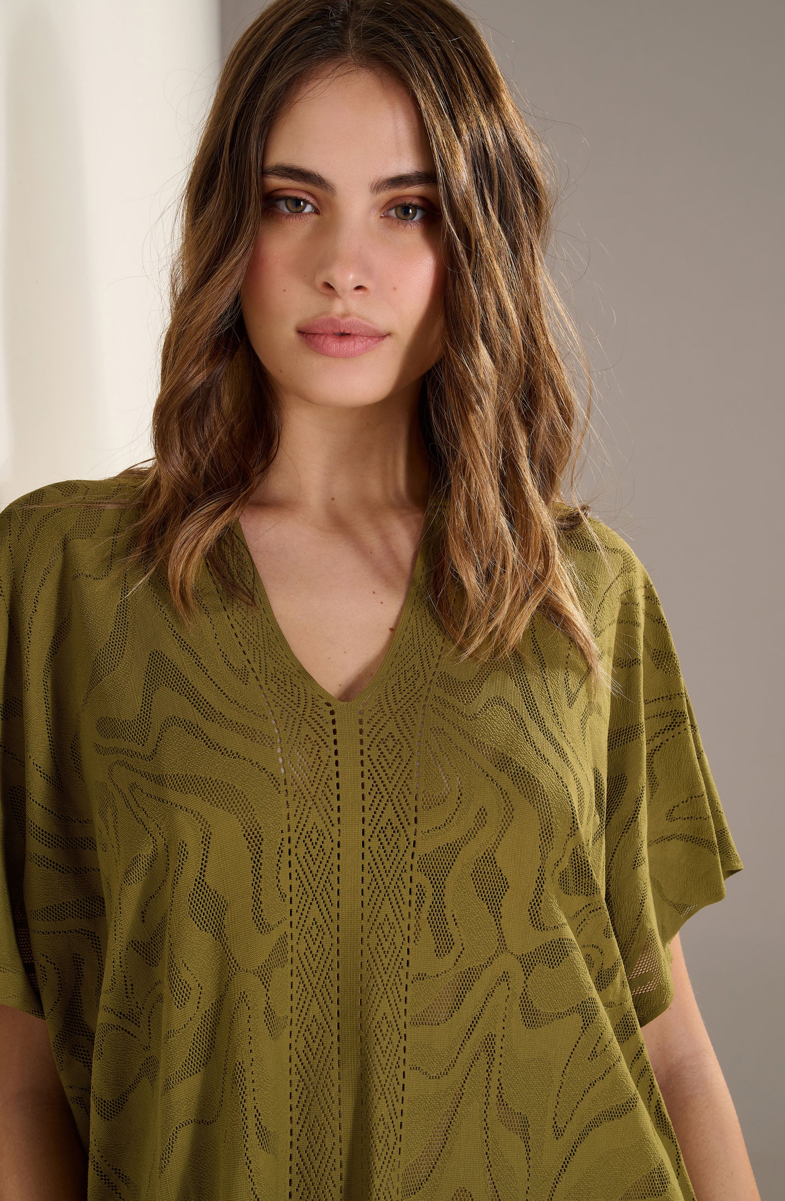 pain-de-sucre-pery-bronze-tunique-poncho-dentelle-franges image 5
