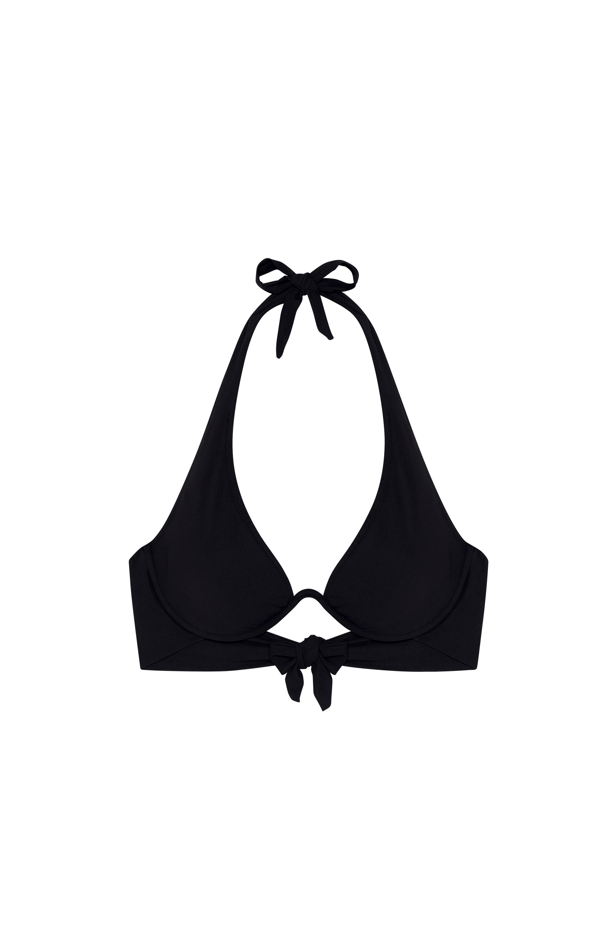 pain-de-sucre-camelia-haut-de-bikini-mono-armature-noir-bretelles-larges image 5