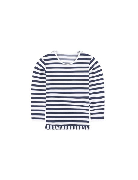 les-ultraviolettes-confetti-tee-shirt-anti-uv-enfant-fille-rayure-marine image 3